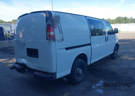 2012 Chevrolet Express 2500 Work Van из США, поврежденный, VIN 1GCWGFCA1C1156995
